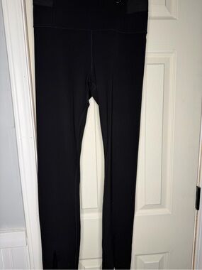 Athleta Black Aura Split Pant Leggings